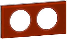 Рамка универсальная Legrand Celiane Corian 2-м. стекло смальта кармин картинка